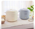 BRUNO電飯煲復古低糖迷你電飯煲1.5L 1-2-3人家用煮飯燉湯煮粥高顏值壓力電飯鍋 海鹽藍BOE128 曬單實(shí)拍圖