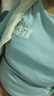 愛(ài)寶適月子服上衣秋冬哺乳衣純棉橫開(kāi)口喂奶衣孕產(chǎn)婦家居服M327藍色XXL 曬單實(shí)拍圖
