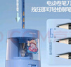 得力（deli）電動(dòng)文具套裝禮盒 電動(dòng)卷筆刀洞洞鉛筆桌面吸塵器電動(dòng)橡皮擦學(xué)生文具生日開(kāi)學(xué)禮物藍色 曬單實(shí)拍圖