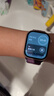 Apple/蘋果 Watch Series 10 智能手表GPS款42毫米玫瑰金色鋁金屬表殼梅子色回環(huán)式運動表帶MX1X3CH/B 曬單實拍圖
