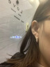 夢(mèng)可飾S925純銀滴釉幾何耳釘2025年新款爆款耳扣夏天耳環(huán)耳飾輕奢高級感 滴釉幾何耳扣 曬單實(shí)拍圖