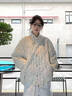 詩(shī)丹蕊美式小碎花立領(lǐng)扣子棉服女2025新款冬季加厚羽棉襖絨服面包服外套 白色 均碼 【可備注碼數】 曬單實(shí)拍圖