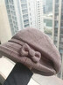 蘇木佰中年媽媽帽子女冬季老人奶奶老太太春秋洋氣漁夫帽保暖盆帽冬天 卡其色 曬單實(shí)拍圖