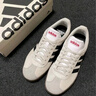 adidas T頭鞋 VL COURT復(fù)古板鞋德訓(xùn)鞋男女阿迪達(dá)斯輕運(yùn)動(dòng) 漢玉白/黑色/樹脂黃   40 曬單實(shí)拍圖