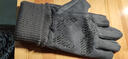 露手指頭的手套外賣(mài)騎手快遞員指男冬季半指加絨保暖騎行開(kāi)車(chē)寫(xiě)字釣魚(yú)漏指 黑色**S款露二指男麂皮絨 曬單實(shí)拍圖