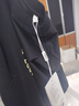 丹西摩（DOSERMO）輕奢男裝圓領(lǐng)帶鉆男士t恤短袖男夏季男裝 黑色 50 175/96A 曬單實(shí)拍圖