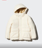 優(yōu)衣庫童裝男童女童高性能復合連帽外套/保暖厚衣服473309 01 乳白色 140 曬單實(shí)拍圖