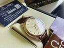OMTCA瑞士名牌歐米手表男機械表超薄真皮夜光商務(wù)防水潮簡(jiǎn)約時(shí)尚專(zhuān)用 玫金黑面皮帶【旗艦升級版】 曬單實(shí)拍圖