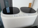 萬(wàn)家能雙倉內衣洗衣機渦輪全自動(dòng)洗烘一體迷你小型雙桶艙內衣內褲專(zhuān)用洗衣機洗襪子高溫家用脫水機清洗機 【洗脫烘煮洗】云感烘干|巴氏除菌|不銹鋼內桶 曬單實(shí)拍圖