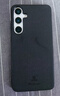ESCASE 適用于三星S24+手機殼Galaxys 24+保護套個(gè)性創(chuàng  )意全包邊防摔商務(wù)貼皮背殼 ES-19深邃黑 曬單實(shí)拍圖