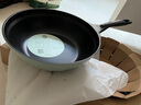 北鼎（Buydeem）30cm不粘鍋炒菜鍋平底鍋煎炒鍋輕煙聚油淺衫綠電磁爐燃氣灶通用 曬單實(shí)拍圖