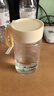 富光清然玻璃杯 高硼硅玻璃水杯子 女生便攜牛奶咖啡刻度茶杯330ml 曬單實(shí)拍圖