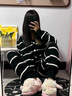 ECAC冬天棉拖鞋女士卡通毛絨可愛(ài)情侶居家室內加絨保暖秋冬季拖鞋男 藍色【洛麗塔小兔】 40-41 曬單實(shí)拍圖