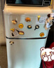 金松（JINSONG）BCD-81JRS雙門(mén)小型迷你家用辦公室租房1-2人用冷藏冷凍復古小冰箱 慕斯白 曬單實(shí)拍圖