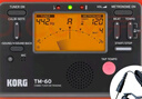 科樂(lè )格（KORG）TM70專(zhuān)業(yè)電子調音器二胡琵琶古箏小提琴校音器節拍器套裝 TM-60黑色+普通拾音夾 曬單實(shí)拍圖