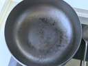 三四鋼章丘大肚鐵鍋炒菜小鐵鍋已開(kāi)鍋無(wú)涂層平底燃氣灶電磁爐28cm 38532 曬單實(shí)拍圖