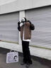 杉努黑色直筒微喇牛仔褲男款春秋季美式高街vibe褲子寬松顯瘦彎刀長(cháng)褲 G150黑色 XL （建議130-155斤） 曬單實(shí)拍圖