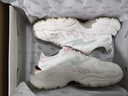 斐樂(lè )（FILA） 【楊冪同款】女鞋情侶運動(dòng)鞋情人節蕨草鞋休閑鞋老爹鞋情侶鞋 豆腐白/瑚草綠-TS【女款】 37.5 曬單實(shí)拍圖