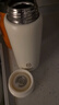 愛(ài)仕達（ASD）純鈦保溫杯 鈦內膽真空保溫男女士高檔商務(wù)茶水杯咖啡杯便攜水杯 月光白【隨行杯】420ml 曬單實(shí)拍圖