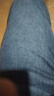 真維斯（Jeanswest）王一博代言牛仔褲男夏季薄款天絲舒適修身直筒高端潮牌休閑褲子男 深藍【天絲薄款】 36 碼(2尺8) 曬單實(shí)拍圖