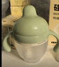 愛(ài)咔威（igroway）硅膠鴨嘴杯IKV嬰幼兒水杯吸管杯4個(gè)月大寶寶開(kāi)學(xué)學(xué)飲杯 160ml 綠 曬單實(shí)拍圖
