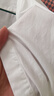 無(wú)印良品（MUJI）女式 水洗平紋立領(lǐng)長(cháng)款襯衫襯衣外套內搭女裝25年春季款 BC2MEC5S 白色 L (165/88A) 曬單實(shí)拍圖
