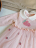 戴維貝拉（DAVE＆BELLA）兒童毛衣連衣裙甜美女童網(wǎng)紗裙新款童裙小童春天裙子寶寶衣服 粉色【現貨】 90 cm（建議身高80-90cm） 曬單實(shí)拍圖