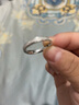 DRAGBOLL鉑金對戒PT950情侶對戒純銀戒指結婚求婚紀念日送女友生日禮物 輕奢款-星河情侶女戒【活口自由調節】 曬單實(shí)拍圖