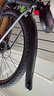 自行車(chē)山地公路車(chē)擋泥板加寬26-29寸前后擋板單車(chē)擋泥瓦騎行裝備 升級加長(cháng)加寬-黑色 曬單實(shí)拍圖