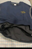 左西童裝男童衛衣2025新款兒童秋裝撞色字母印花大童上衣 藏青色 160 曬單實(shí)拍圖