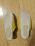 果洛菲日式拖鞋春秋木地板無(wú)聲防滑室內家居透氣四季拖鞋 黃色  36-37  曬單實(shí)拍圖