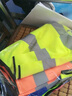 LSNUO反光馬甲安全反光背心建筑工地人施工馬甲工作服透氣網(wǎng)眼定制印字 薄款熒黃2反光【限購1件】*1件 曬單實(shí)拍圖