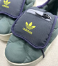 adidas「面包鞋」PUFFYLETTE經(jīng)典運動(dòng)棉鞋男女秋冬阿迪達斯三葉草 綠/深灰   43 曬單實(shí)拍圖