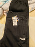 FILA 斐樂(lè )情侶款男女長(cháng)褲25秋冬季新款休閑寬松收口運動(dòng)褲子加絨保暖 【加絨版】正黑色-BK 2XL 185/92A/XXL 曬單實(shí)拍圖