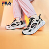 FILA斐樂(lè )童鞋兒童跑步鞋2025年秋季男女中大童旋鈕運動(dòng)鞋子 曬單實(shí)拍圖