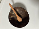 威爾基木碗椰子碗酸奶碗勺子椰殼碗小碗麥片燕麥帶勺木碗小碗餐具小號碗 椰殼碗1個(gè)+荷木勺1個(gè) 曬單實(shí)拍圖