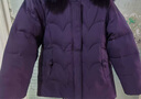 CANDYPRINCE 媽媽羽絨服 中老年羽絨服女短款加厚 中老年女裝媽媽裝冬裝外套 63款/茄紫 3XL / 建議-(體重125-140斤) 曬單實(shí)拍圖