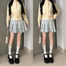 森馬（Semir）針織開(kāi)衫女冬季短款繡花圖案假兩件正肩2025疊穿上衣109725106007 曬單實(shí)拍圖