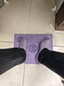 李寧指壓板腳底按摩超慢跑疏通經(jīng)絡(luò )穴位男女成人跑步足底按摩腳墊 夢(mèng)幻紫-加大款-30*40cm 曬單實(shí)拍圖