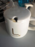 勤凱陶瓷杯耐高溫馬克杯帶蓋勺家用茶杯咖啡杯學(xué)生杯子陶瓷辦公創(chuàng  )意 白色-【杯蓋勺】 曬單實(shí)拍圖