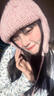 栢啟歆針織毛線(xiàn)帽女秋冬保暖護耳防風(fēng)飛行帽百搭顯臉小韓系雷鋒帽新年 針織毛線(xiàn)帽【粉色】 56-60cm 曬單實(shí)拍圖