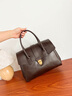 viney新款牛皮斜挎包包女包高檔手提包生日禮物送女友老婆 【巧克力】實(shí)用輕奢單肩托特包 大容量通勤時(shí)尚品牌百搭公文包 曬單實(shí)拍圖