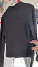 森馬（Semir）長(cháng)袖T恤女設計感分割運動(dòng)風(fēng)2025新款冬季緊身發(fā)熱抓絨打底衫 深灰20911 M 曬單實(shí)拍圖