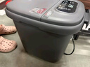美的（Midea）泡腳桶殺菌暖腳足浴盆全自動(dòng)按摩保暖洗腳盆理療熏蒸暖泡噴淋生日禮物送男女友長(cháng)輩ZL310深空灰 曬單實(shí)拍圖