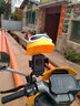 惠利得電動(dòng)車手機(jī)架電瓶摩托車外賣騎手專用車載防雨防震手機(jī)導(dǎo)航支架 【車把款】+【黑色貓耳頭盔】 曬單實(shí)拍圖