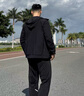 FILA 斐樂(lè )官方男裝針織連帽外套2025秋新款健身運動(dòng)防曬寬松夾克男 深黑-BK 2XL 185/104A/XXL 曬單實(shí)拍圖