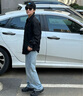 NEW BALANCE NB 官方老爹鞋男鞋黑色經(jīng)典復古低幫太空鞋休閑運動鞋703系列 黑色 ML703NCD 43(腳長27.5cm) 曬單實拍圖