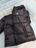 匹克抗靜電連帽短款羽絨服秋冬新款男保暖休閑百搭防潑水運動(dòng)外套女 黑色 L 曬單實(shí)拍圖