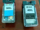 得印PG-48XL/CL-58XL墨盒黑彩套裝適用佳能E478墨盒E408 E418 E468 E488 E4280 E3480噴墨打印機墨盒墨水 曬單實(shí)拍圖