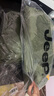 吉普（JEEP）夾克男秋冬季沖鋒外套男士休閑寬松工裝衣服男裝 軍綠加棉 XL 曬單實(shí)拍圖